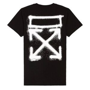 Off White Spray Marker Black Tee